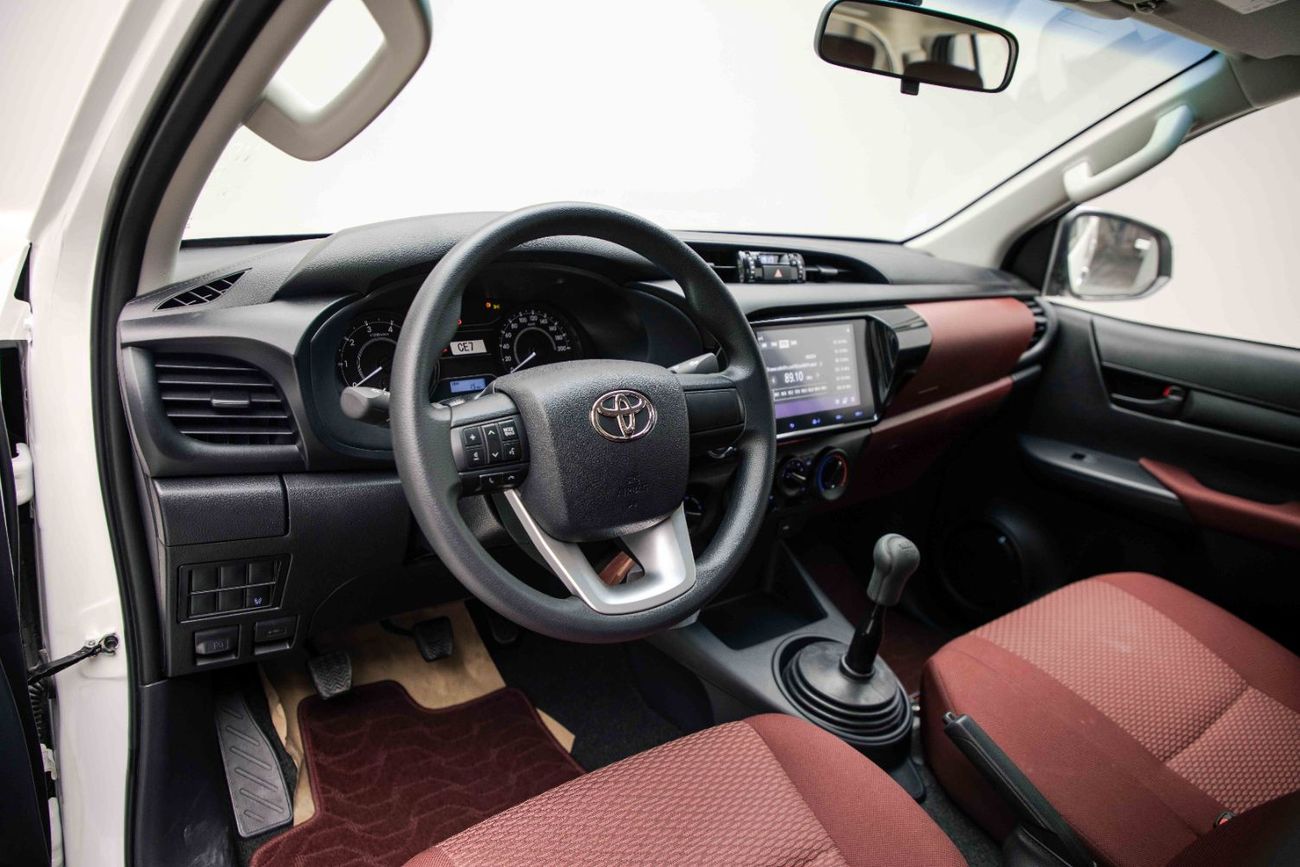 Toyota Hilux DLS 2.4L - White Inside Maroon | Export Only