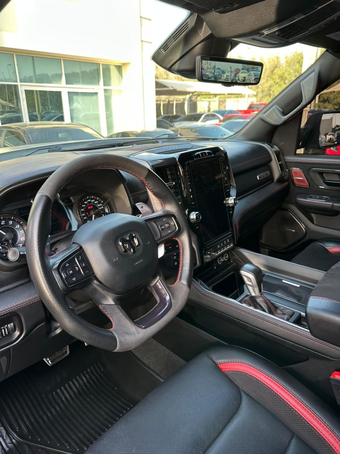 رام 1500 TRX DODGE RAM TRX 6.2 SUPER CHARGE 2022 GCC FULL OPTION ORIGINAL PAINT PERFECT CONDITION UNDER WARRANTY