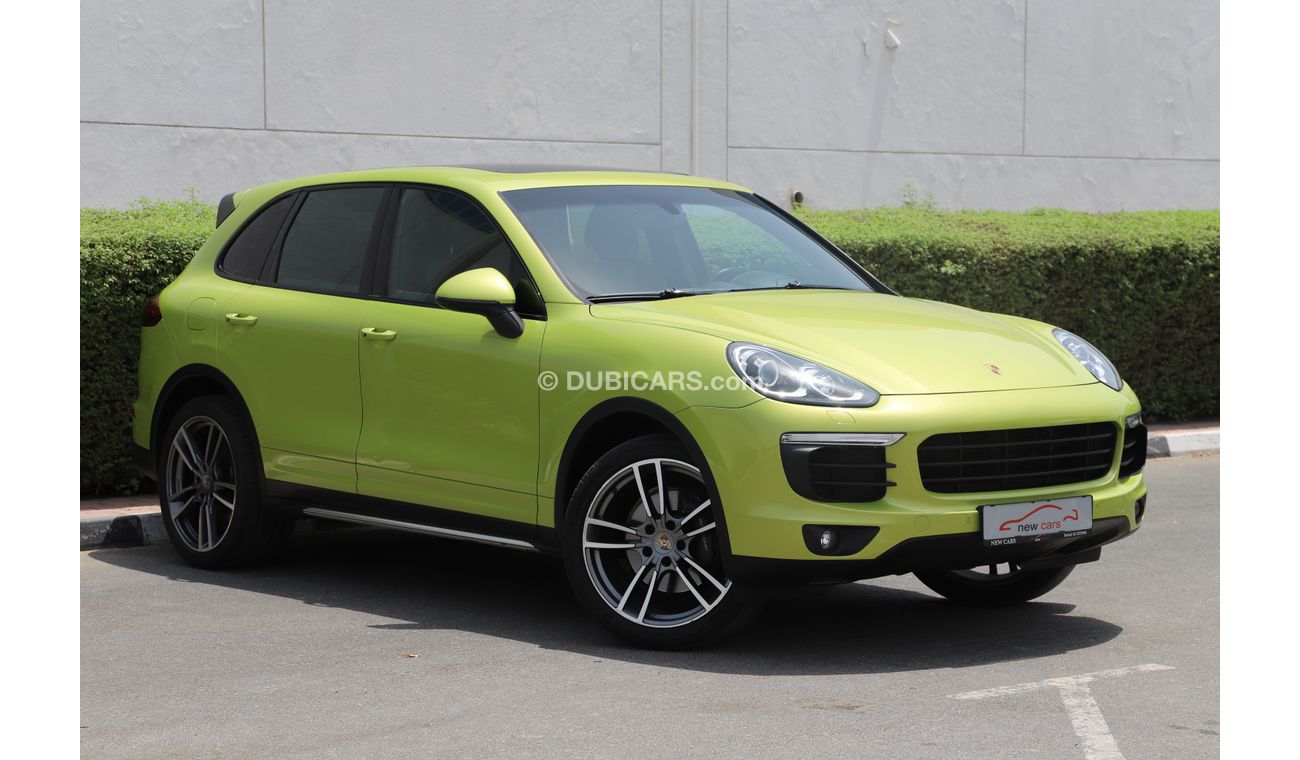 Used PORSCHE CAYENNE V8 2016 GCC 3975 AED/MONTHLY 1 YEAR