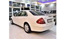 Mercedes-Benz E200 ORIGINAL PAINT ( صبغ وكاله ) Mercedes E200 2005 Model!! in White Color! GCC Specs