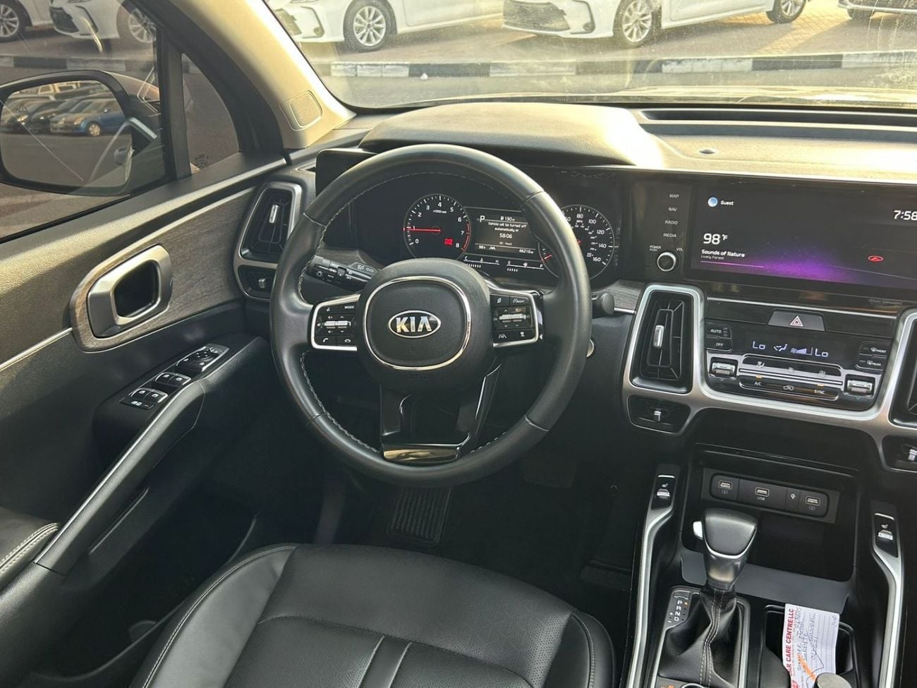 كيا سورينتو 2021 Kia Sorento SX AWD  4x4 Black Edition Full Option 3.8L V6 - Electric Seats - Panoramic 360° Vie