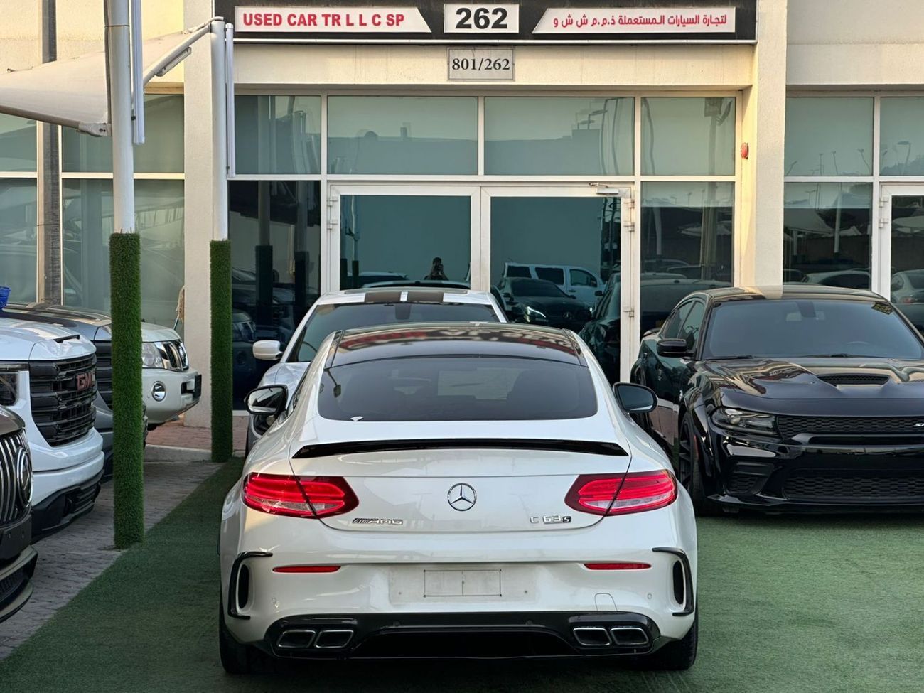 Mercedes-Benz C 36 AMG MERCEDES BENZ AMG C63S 2017 GCC FULL OPTION ORIGINAL PAINT PERFECT CONDITION