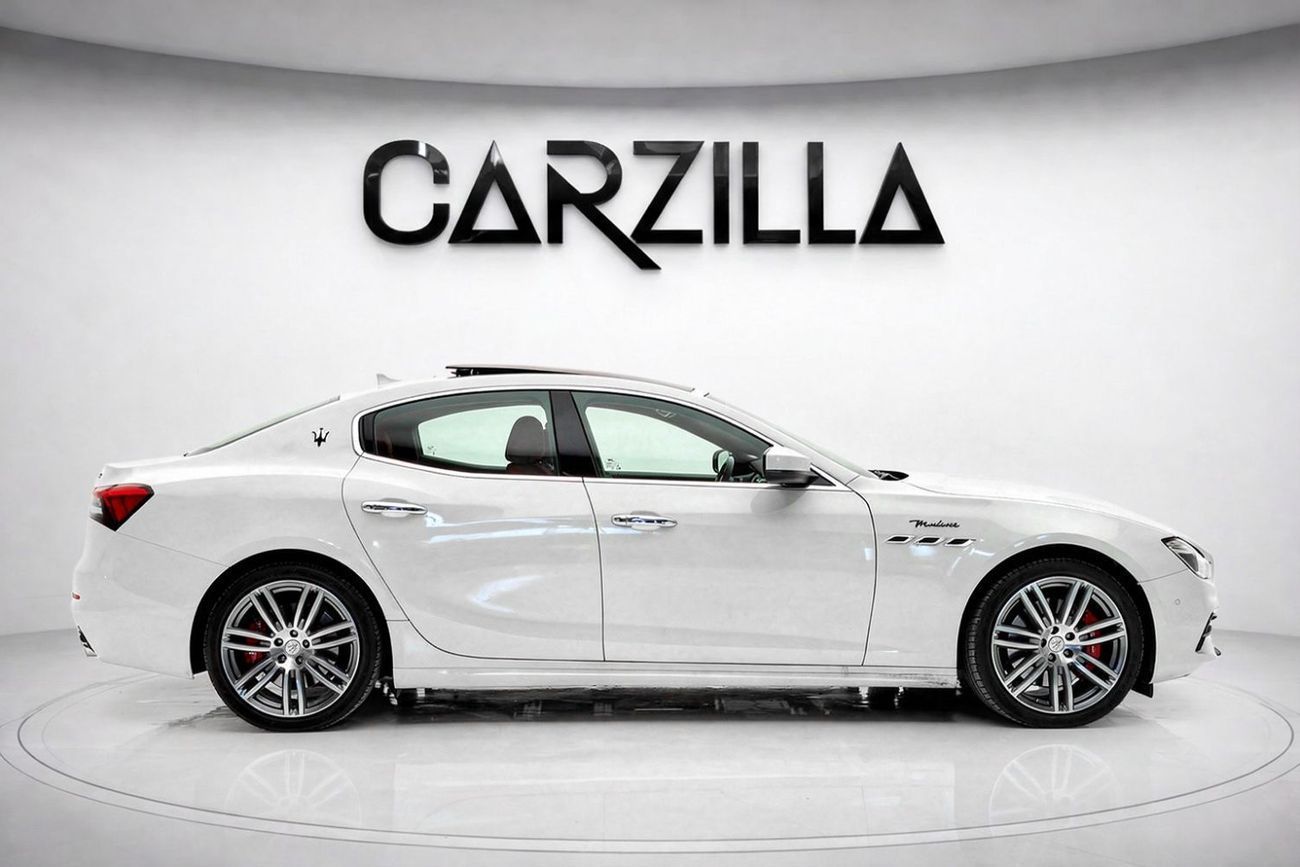 Maserati Ghibli Modena 3.0L AED 3,290 / Monthly l 0% Downpayment l Modena V6 l 1 Year Warranty