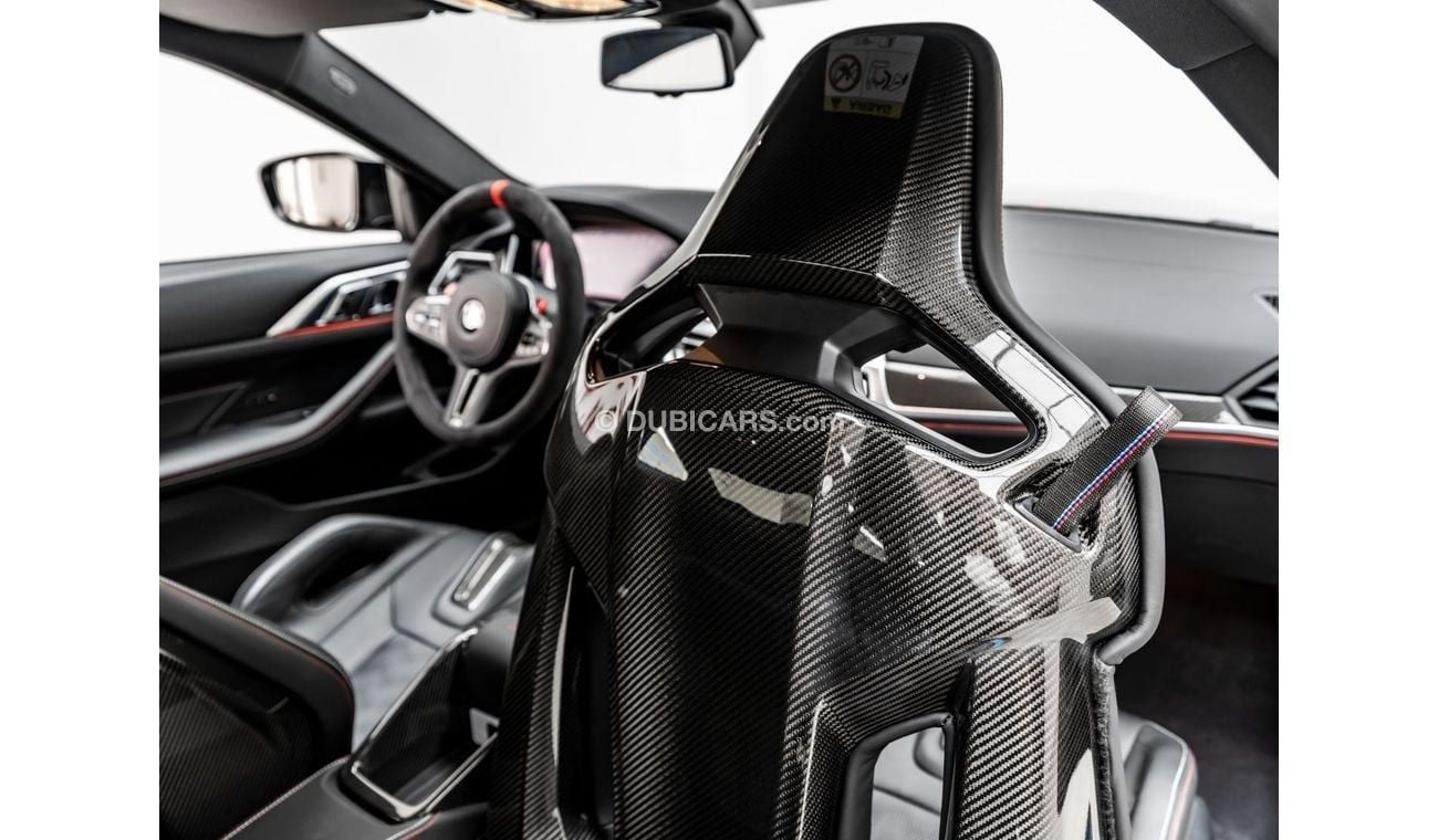 بي أم دبليو M4 2023 BMW M4 CSL, 2028 BMW Warranty + Service Contract, As New Condition, GCC