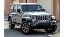 Jeep Wrangler Unlimited 2019 (Canadian Spec) under Warranty GCC with Zero Down-Payment.
