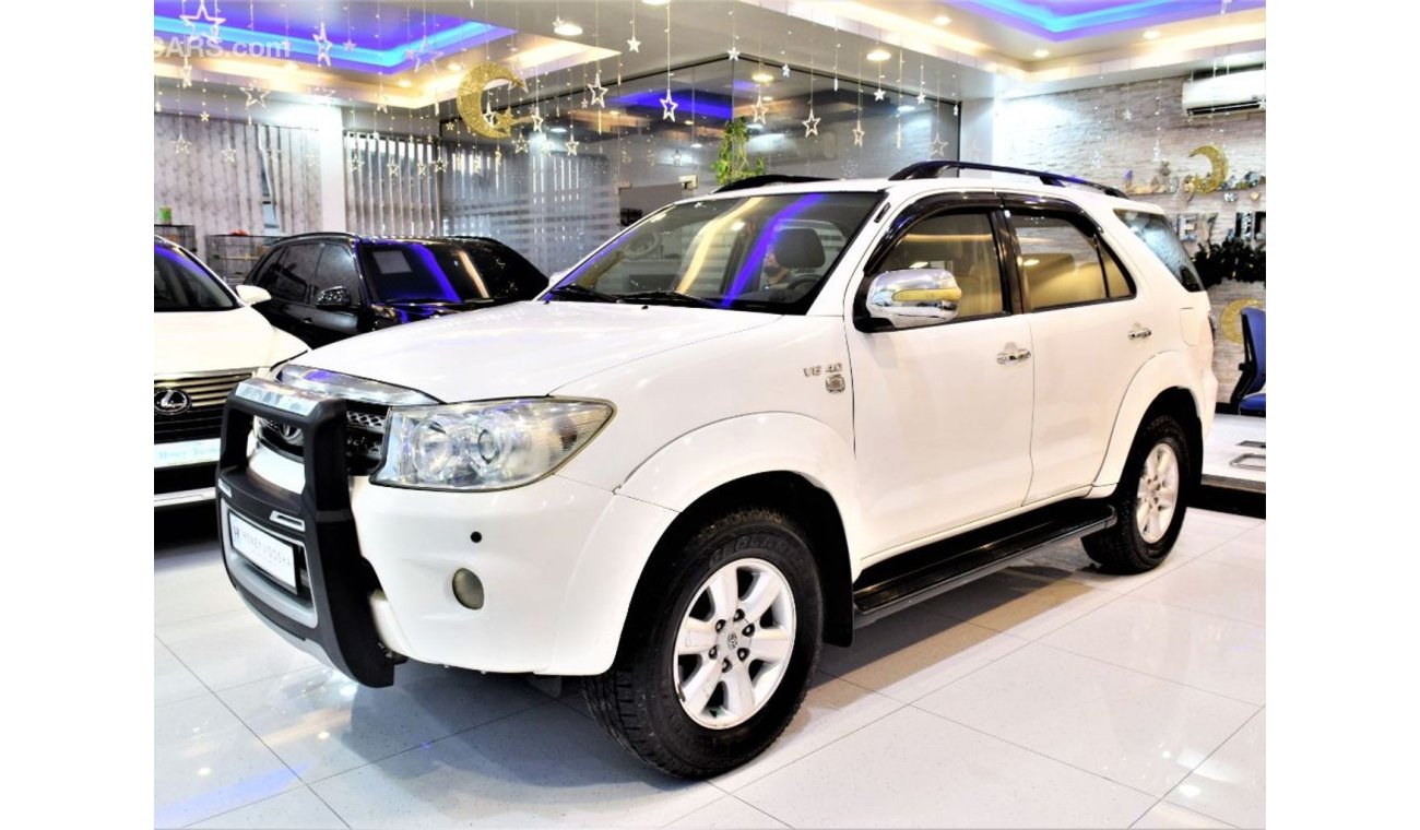 تويوتا فورتونر AMAZING Toyota Fortuner SR5 2009 Model!! in White Color! GCC Specs