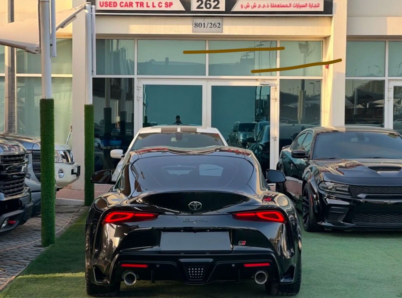 تويوتا سوبرا تويوتا سوبرا GR V6 خليجي 2024 جير عادى صبغ وكاله تشييكات وكاله تحت الضمان