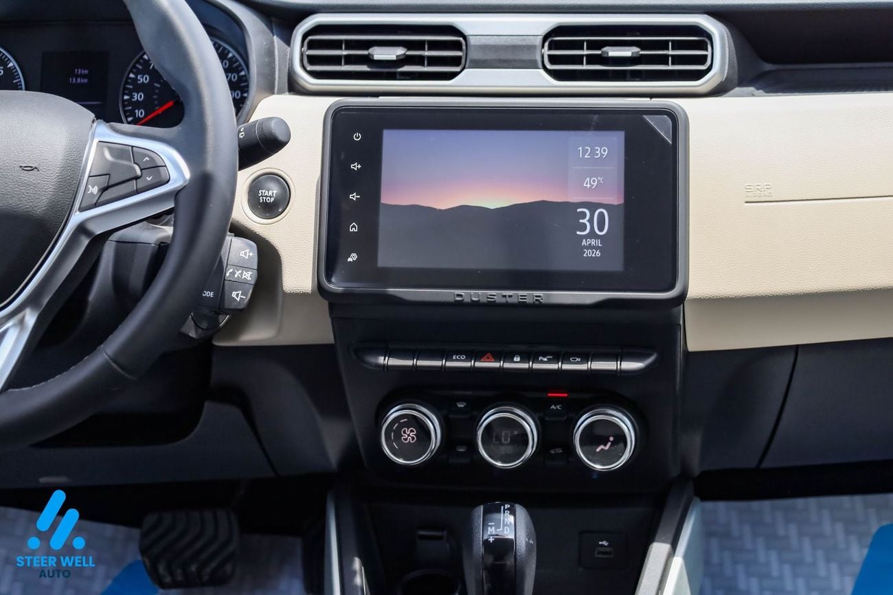 رينو داستر LE 1.6L 2025 | GCC Specs | CVT | 17” Alloys | 4 Airbags | 7” Screen | Apple CarPlay