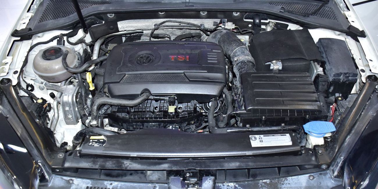 Volkswagen Golf GTI EXCELLENT DEAL for our Volkswagen GTi ( 2014 Model ) in White Color GCC Specs