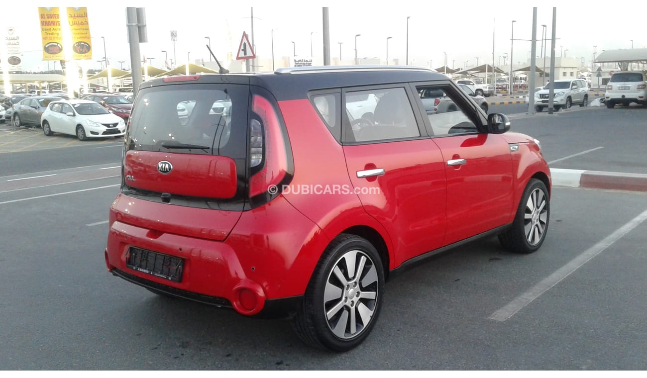 Kia Soul KIA SOUL RED KHALIJE NO PAINT NO ACCIDENT LEATHER FULL OPTION