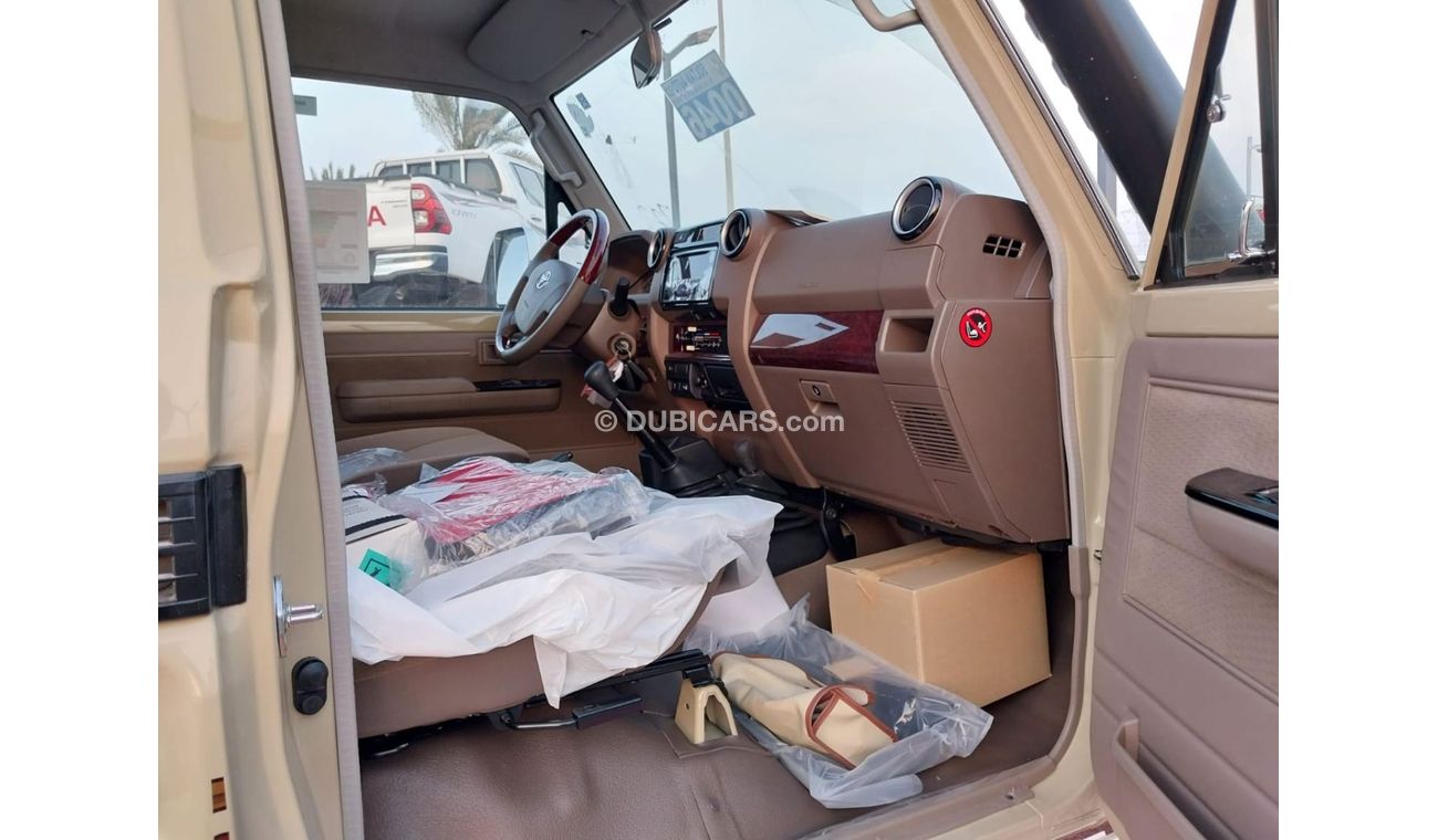Toyota Land Cruiser Pick Up single Cabin 4.5L Diesel M/T 4X4 Beige color with Winch