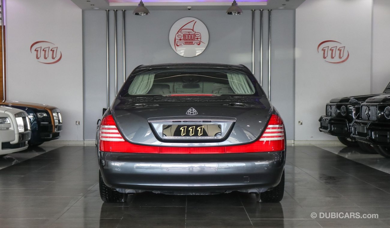 Maybach 57 / 5.5L - V12 / GCC Specifications