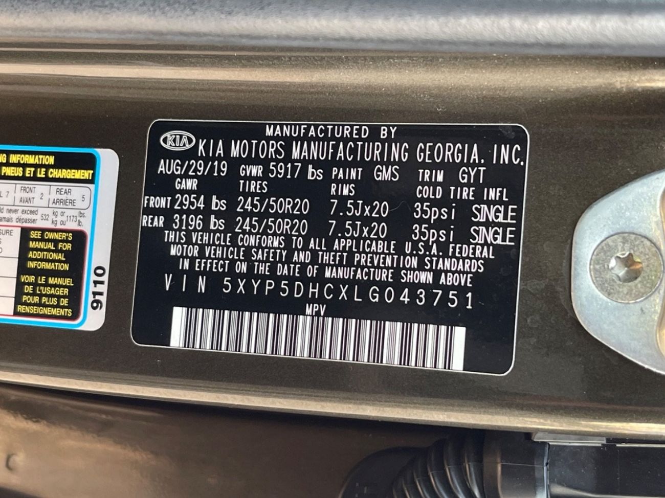 كيا تيلورايد 2020 KIA TELLURIDE SX FULL OPTIONS IMPORTED FROM USA