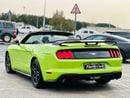 Ford Mustang EcoBoost Convertible | Monthly AED 1060/- | 0% DP | Custom Leather Seats | Fog Lights | # 13059