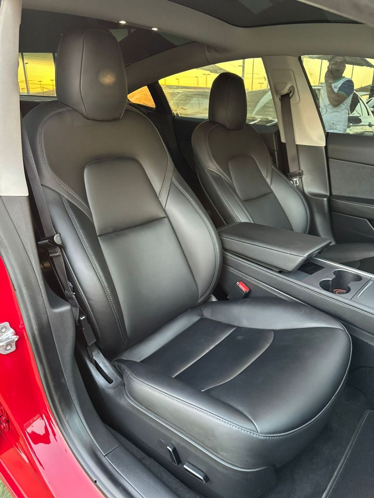 تسلا موديل 3 تسلا موديل 3 لونج رينج 2022 خليجي صبغ وكاله تشييكات وكاله بحاله ممتازه