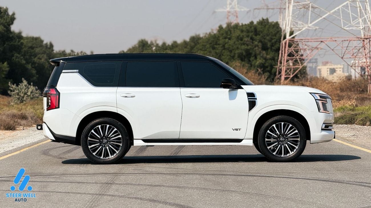 Nissan Patrol LE Titanium 3.5L LE Platinum 3.5 | White/Burgundy | Full Warranty | Luxury SUV