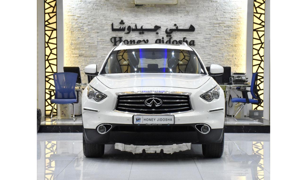 Infiniti QX70 EXCELLENT DEAL for our Infiniti QX70 ( 2015 Model ) in White Color GCC Specs