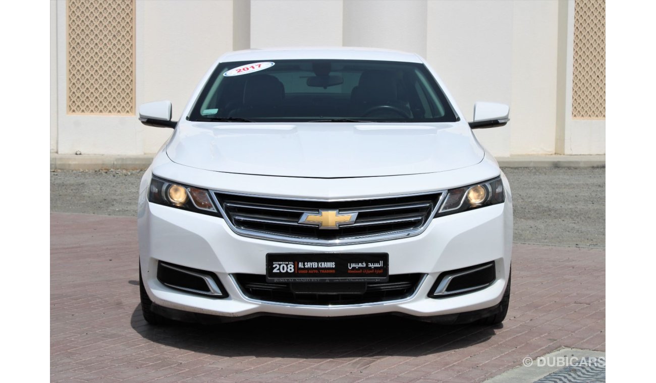 Chevrolet Impala Chevrolet Impala 2017 GCC in excellent condition without accidents, very clean from inside and outsi