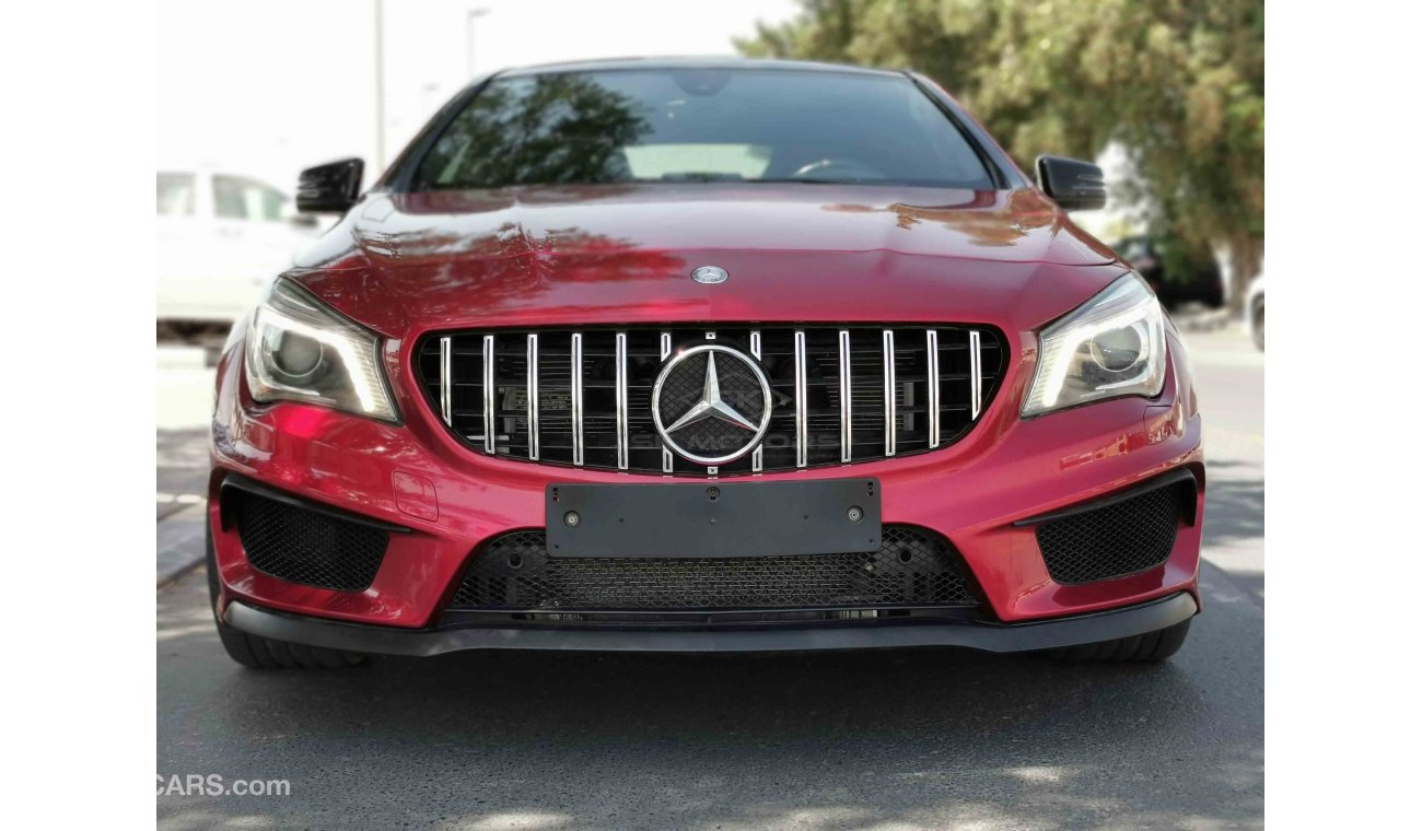 مرسيدس بنز CLA 45 AMG 2.0L 4CY Petrol, 19" Rims, Front Heated Seat, Electronic Parking Switch, Bluetooth, DVD (LOT # 777)