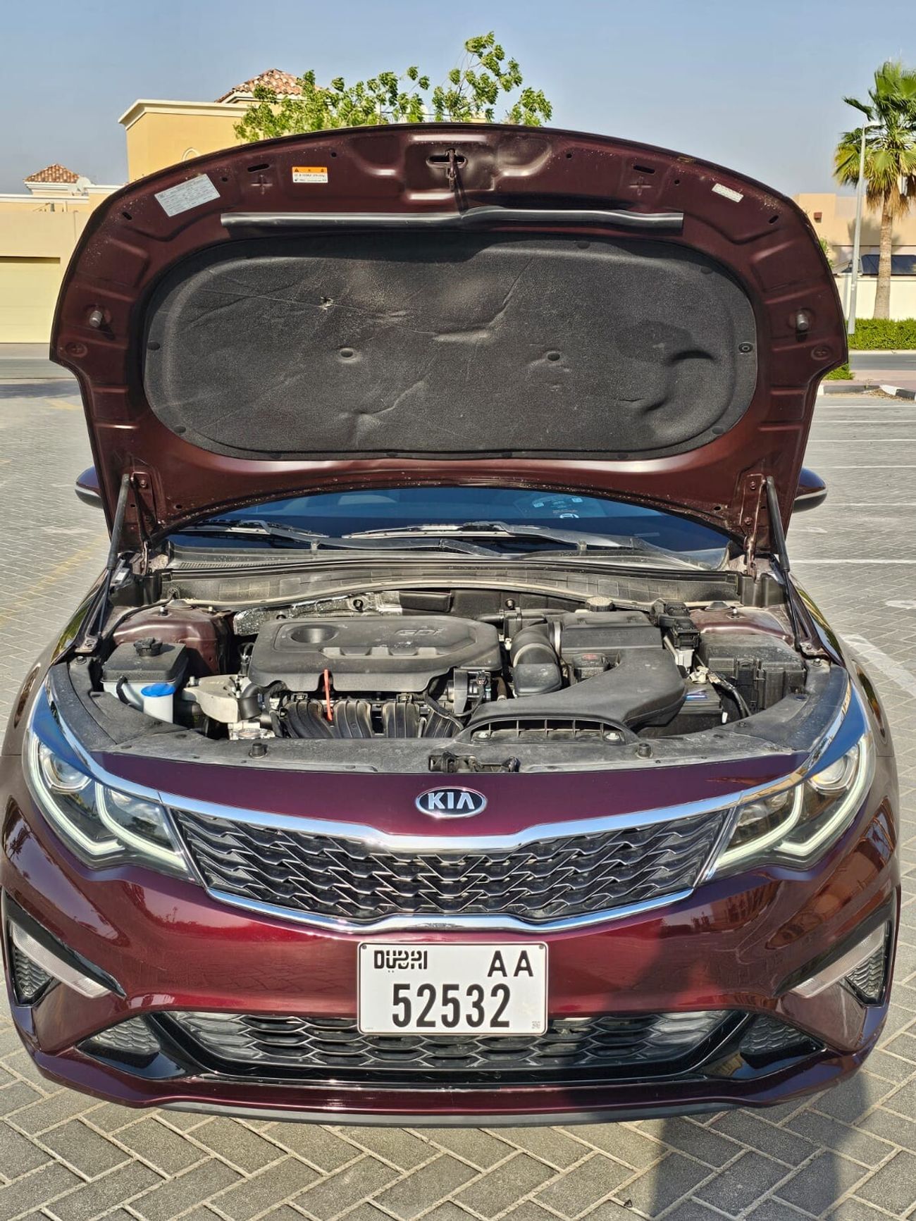 كيا أوبتيما Non accident / US Specs / Blind Sport / RTA Pass