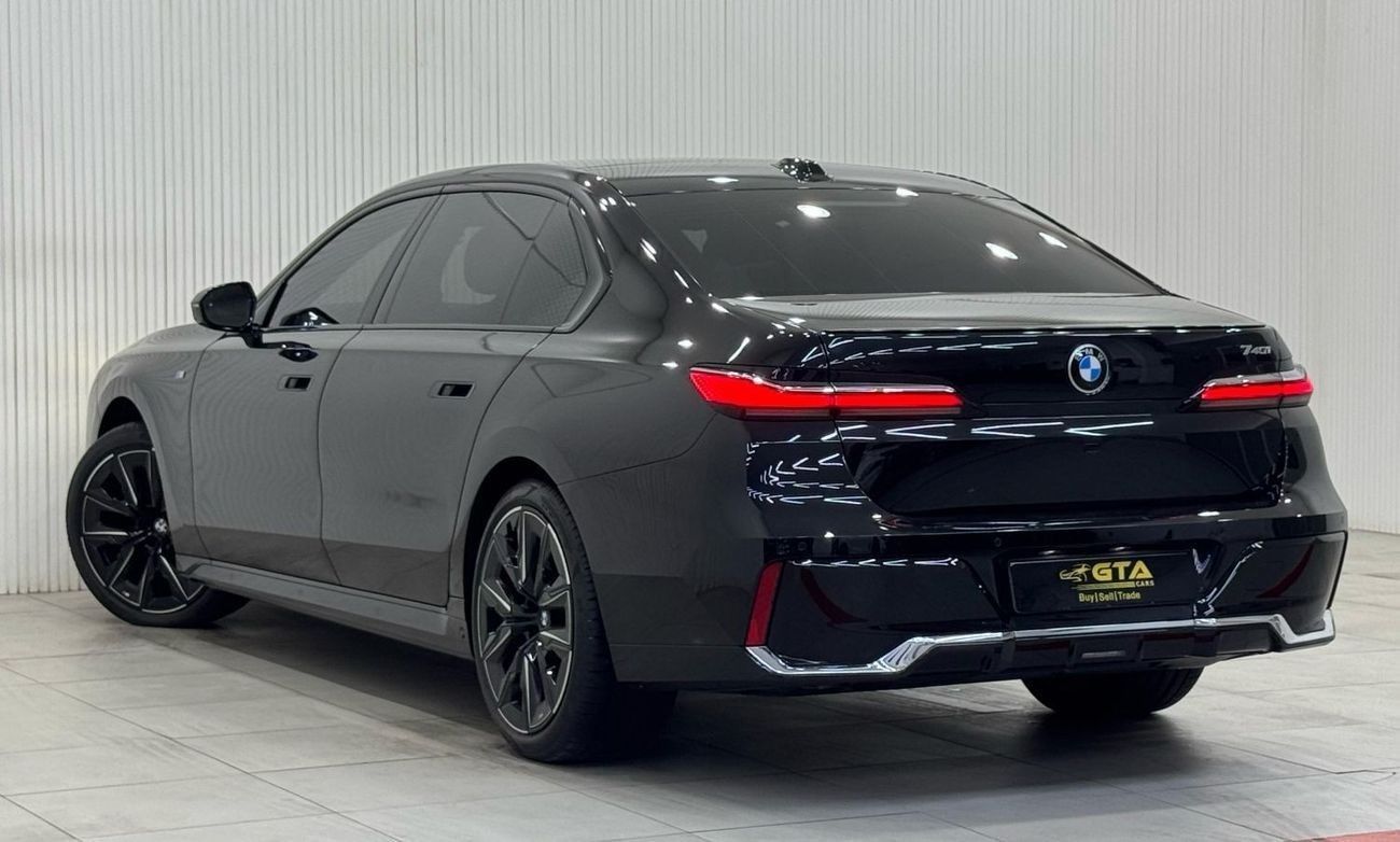 BMW 740i M-Sport 2024 BMW 740i M-Sport, BMW warranty + Service Pack, Fully Loaded, Very Low Kms, GCC