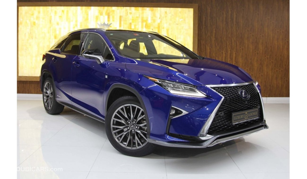 Lexus RX450h 2019 Lexus RX Hybrid RX 450h F SPORT AWD, GCC UNDER WARRANTY