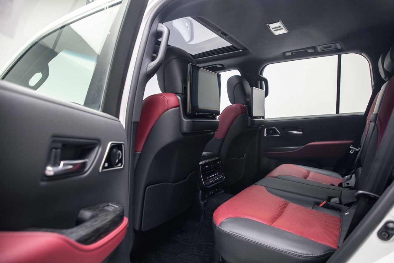 Toyota Land Cruiser VXR 3.5L - Platinum White Pearl Inside Red | Export Only