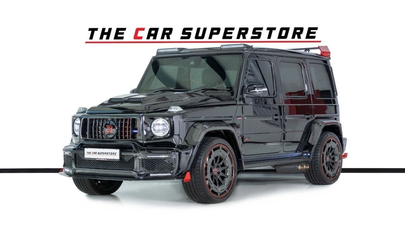 برابوس 900 - مرسيدس-AMG G 63 Brabus 900 Rocket Kit-Masterpiece Interior Black With Red Accents-Full Carbon