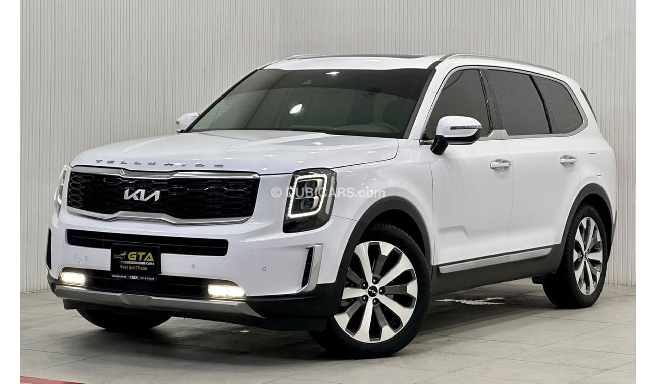كيا تيلورايد 2022 KIA Telluride GT-Line, Nov 2026 KIA Warranty, Nov 2024 KIA Service Pack, Full Options, GCC