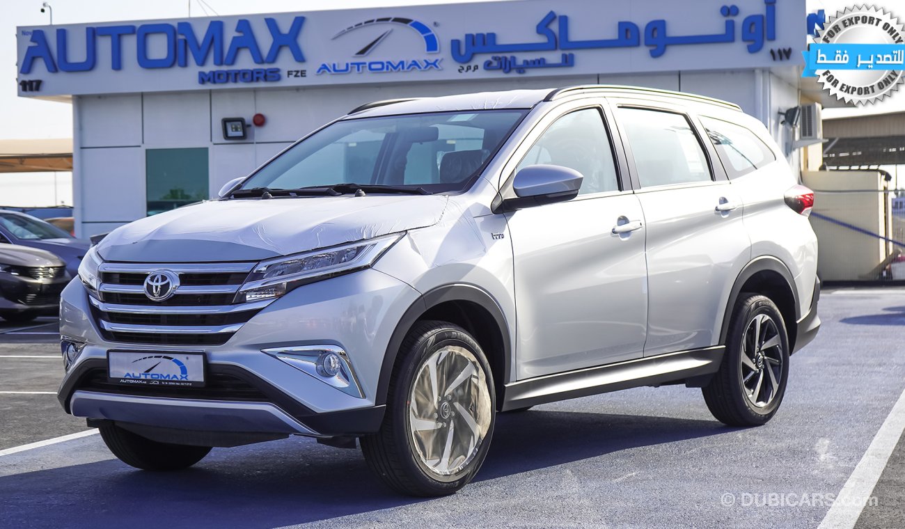 Toyota Rush 1.5L AT PTR G CUV,  RWD,  GCC,  2022 , 0Km (( Only For Export ))