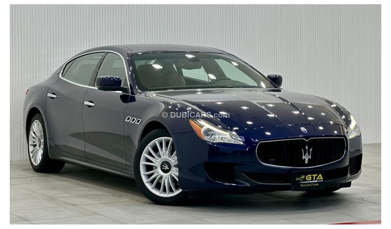 Maserati Quattroporte Std 2015 Maserati Quattroporte, Full Options, Low Kms, GCC