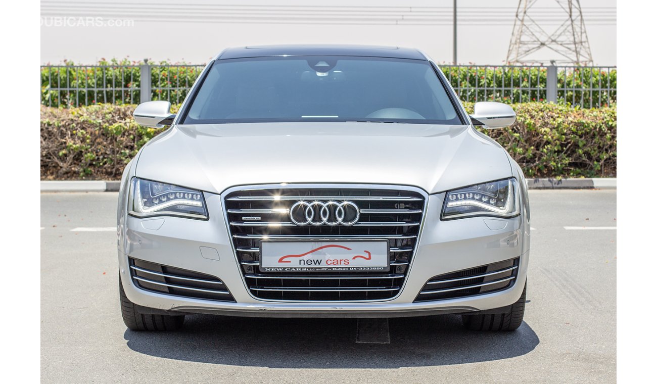 Audi A8 2013 - GCC - ZERO DOWN PAYMENT - 1820 AED/MONTHLY - 1 YEAR WARRANTY