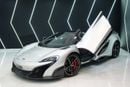 McLaren 675LT Spider, McLaren Track Telemetry, Full Carbon Package, Meridian Audio, Very Low KM, GCC Specs!!