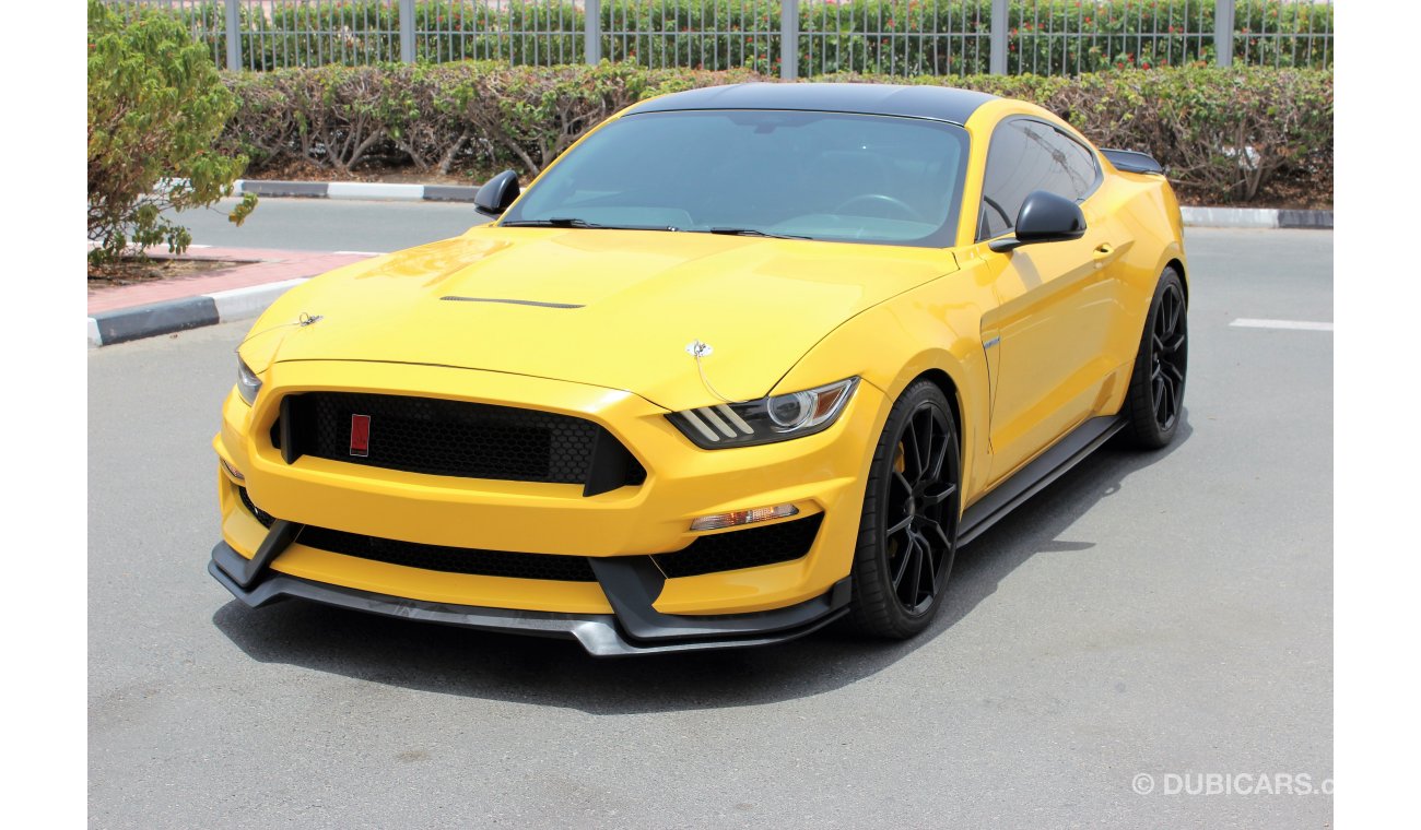 Ford Mustang Shelby body kit 5.0 V8 GT Premium 2015 , M/T, GCC, Warranty and free service Till 100K KM