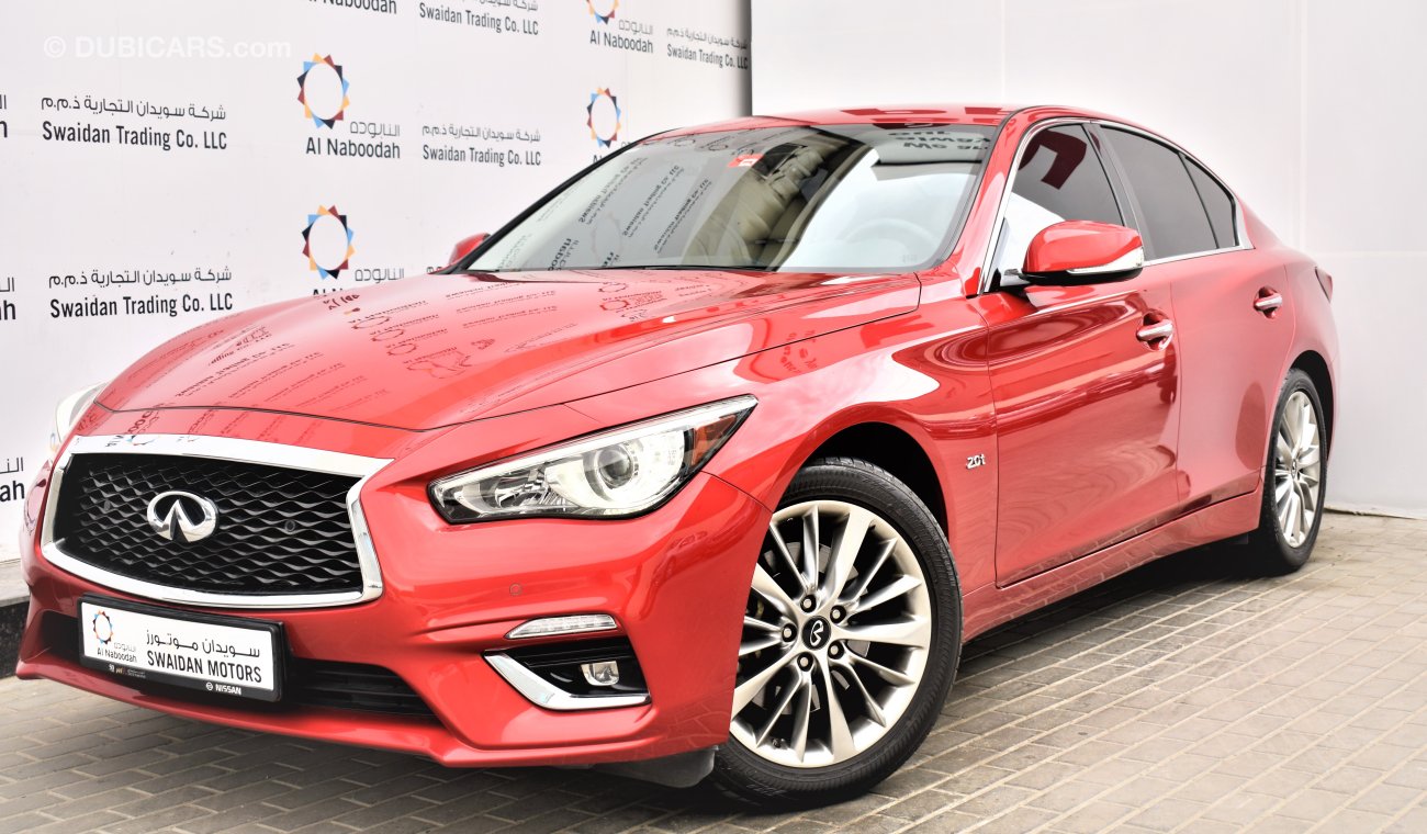 إنفينيتي Q50 LUXURY DEALER WARRANTY 2.0L 2018 GCC SPECS