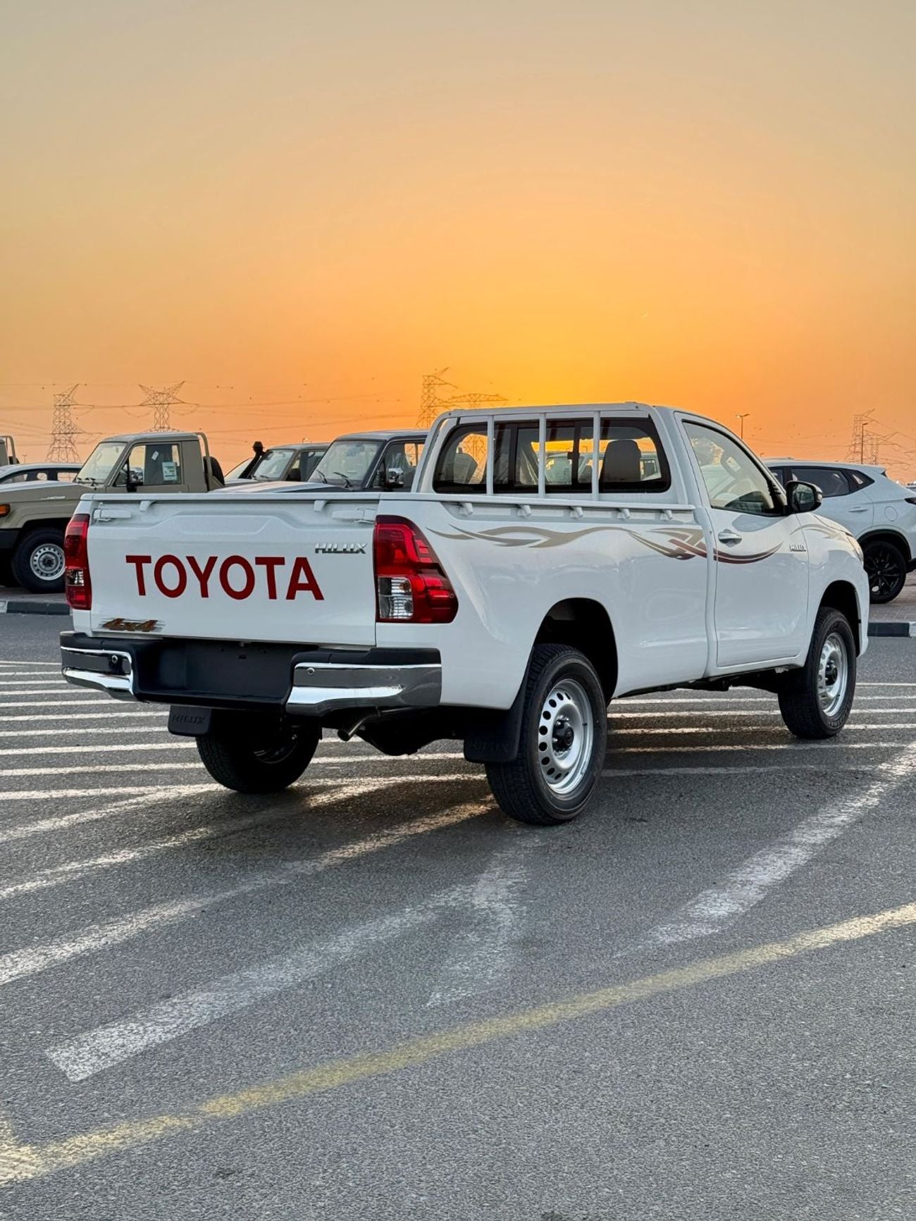 تويوتا هيلوكس TOYOTA HiLUX - SiNGLE CAB - 2.7 - (TGN126) 4WD - 2026 - WHiTE - PETROL
