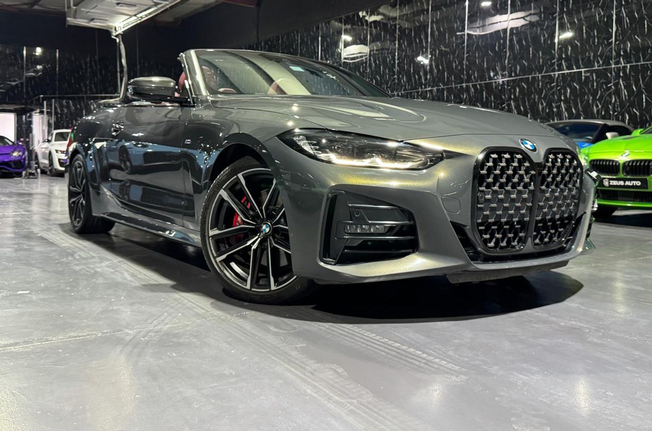 بي أم دبليو 430i M Sport 2.0L (258 HP) 2022 BMW 430i Cabriolet, May 2027 BMW Warranty + Service Pack, Low Kms, GCC