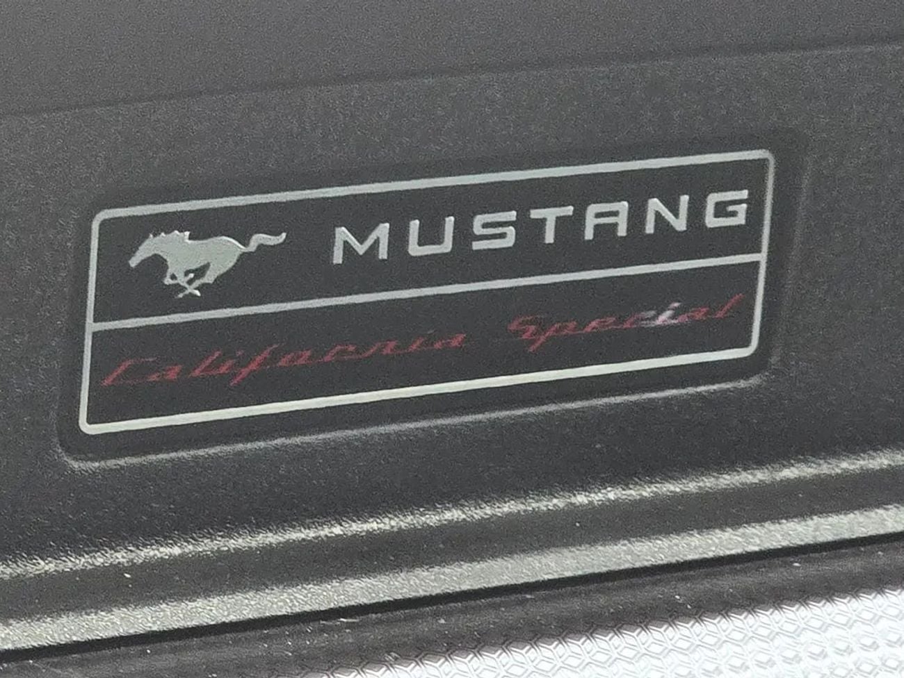 Ford Mustang GT California Special | GCC Specs | Low Mileage