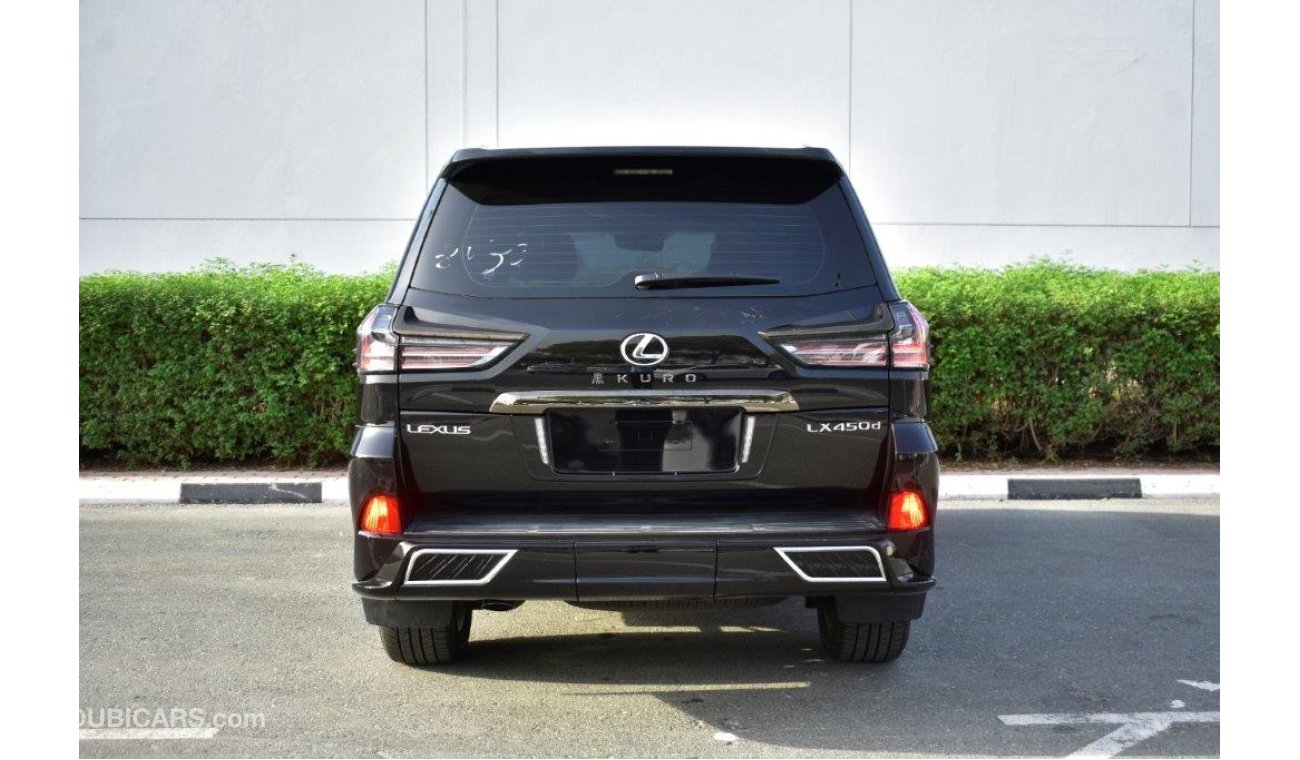 Lexus LX 450 D V8 4.5L Diesel AT Black Edition - KURO