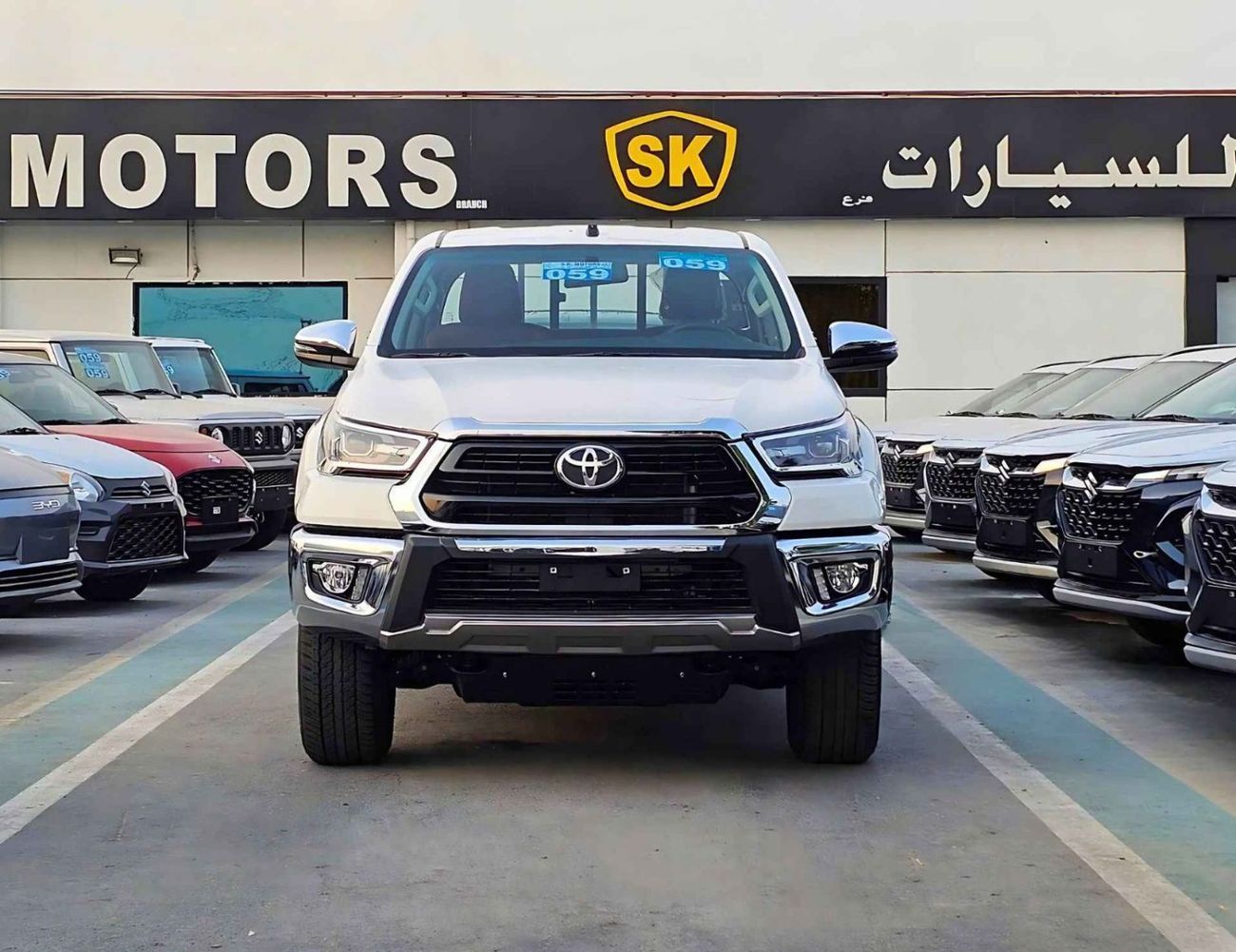 Toyota Hilux SR5 GLXS-V EXL WIDE BODY / 2.7L PETROL A/T / FR&RR CHROME BUMPERS / (CODE#GLXS-V)