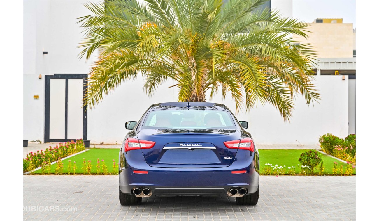 Maserati Ghibli | AED 2,330 Per Month | 0% DP | Exceptional Condition