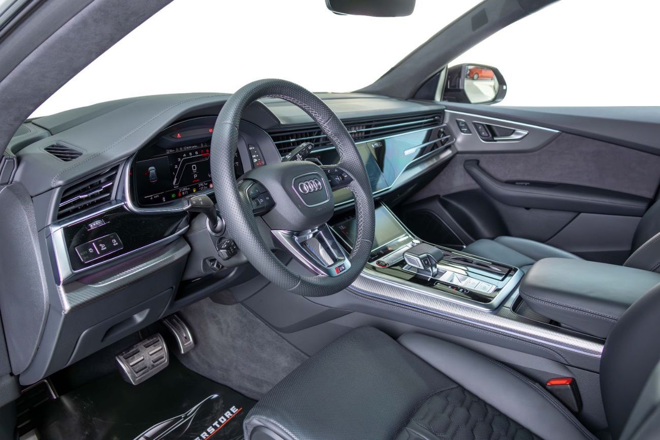 Audi RS Q8 TFSI quattro 4.0L Black On Black-Al Nabooda Warranty andService Contract-Special Order-Carbon Cerami