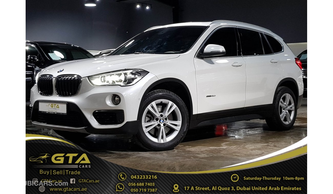 BMW X1 sDrive20i, Warranty+Service Contract, 1 Owner, GCC