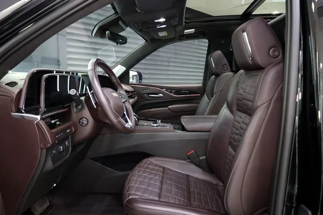 Cadillac Escalade Escalade-V 6.2L Rear-Seat Entertainment, Al Ghandi Warranty + Service Till 07/08/2029!!