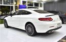 مرسيدس بنز C 300 كوبيه EXCELLENT DEAL for our Mercedes Benz C300 4Matic ( 2017 Model ) in White Color American Specs