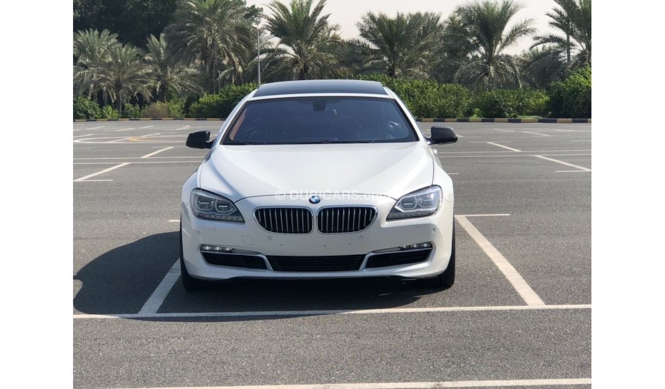 BMW 650i BMW 650 MODEL 2013 GCC CAR PERFECT CONDITION FULL OPTION PANORAMIC ROOF LEATHER SEATS 5 CAMR navigat