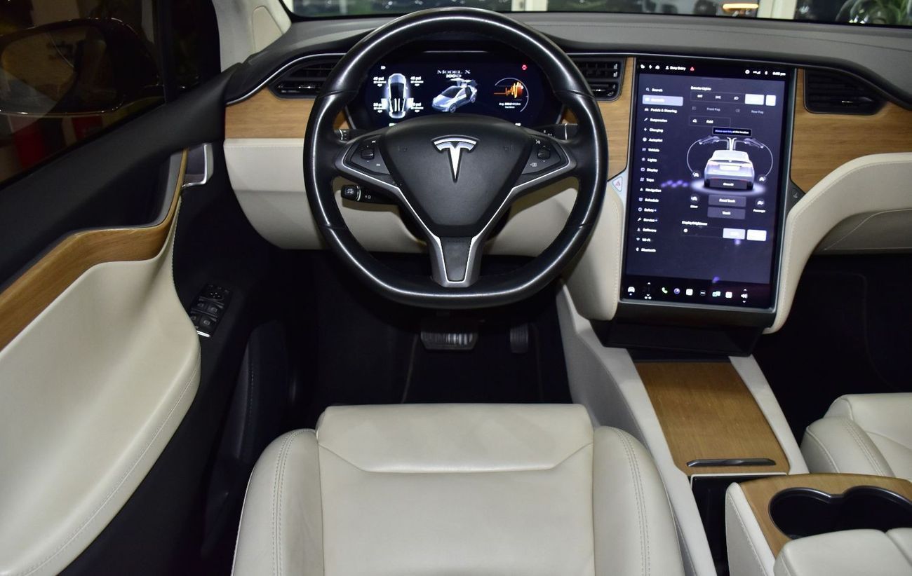 Tesla Model X EXCELLENT DEAL for our Tesla Model X 100D - Long Range ( 2019 Model ) in Grey Color GCC Specs