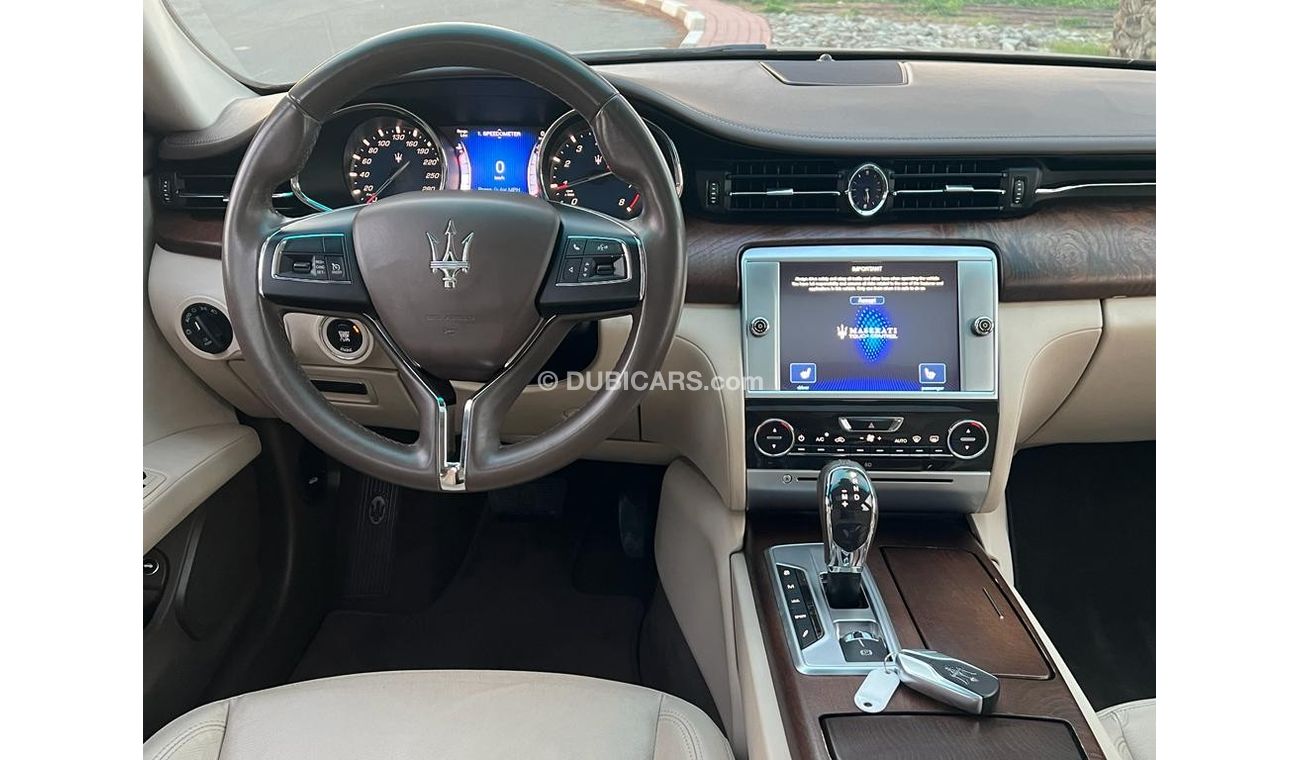 Maserati Quattroporte MASERATI QUATTROPORTE 2015 GCC FULL OPTIONS IN LOW MILEAGE PERFECT CONDITIONS