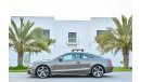 Audi A5 S-line 3.0L V6 | 1,155 P.M | 0% Downpayment | Full Option | Exceptional Condition!