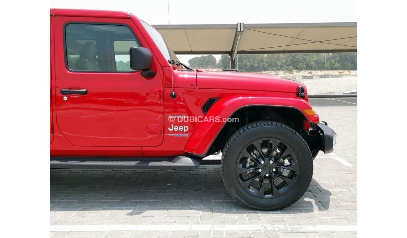Jeep Wrangler Jeep Wrangler Sahara ( Hybrid ) - 2021 - Red